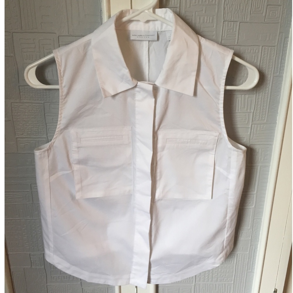 NY&C White Button Down Shirt